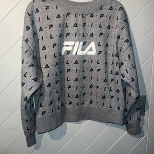 Fila cropped sweatshirt